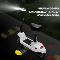 Gambar Sepeda Lipat Listrik Awet 25km Sepeda Listrik Dewasa 10 Inchi Scooter dari JF ID undefined 4 Tokopedia