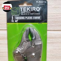 Gambar TEKIRO Tang stel jepit buaya bais tang locking pliers curve straight - Curve Bulat dari familyhardwarestore undefined 3 Tokopedia