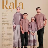 Gambar Sale Sarimbit Nibras Kala - Gamis Dewasa - Purple Dove, XL dari Kids Playground undefined 4 Tokopedia