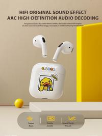 Gambar SKCBO PRO 4 TWS Headphone Bluetooth Nirkabel Headphone Artun Kontrol - Putih dari SKCBO undefined 4 Tokopedia