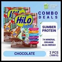 Gambar Twin Pack: Hilo Active Chocolate 1000Gr - Susu Tinggi Kalsium Good dari haikalmall undefined 1 Tokopedia