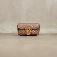Gambar Tas GUCCI MARMONT NUDE SUPER MINI CHAIN SHOULDER BAG 100% ORI dari HYPESNEAKER.IDN undefined 2 Tokopedia