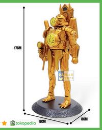 Gambar Hot! Skibidi Toilet Titan Big Clock Man King Gold Clockman Action Figure dari Momieval undefined 3 Tokopedia
