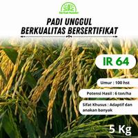 Gambar Benih Padi ir64 Ir 64 Kemasan 5 kg Benih Padi Unggul dari Berkah Nandur undefined 1 Tokopedia