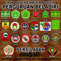 Gambar Patch logo perguruan beladiri bet emblem bordir seragam pencak silat karate dojo baju silat pangsi persilatan - Embrio Patch Embroidery Emblem Bordir Iron on Patches - SL-025 FORKI dari azura.indonesia undefined 1 Tokopedia