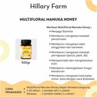Gambar Hillary Farm Manuka Blend 250 dan 500 gr - MADU (HONEY) - 1 PCS dari melonbanana undefined 3 Tokopedia