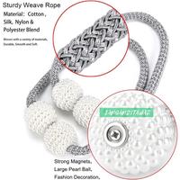 Gambar Tali Pengikat Gorden Tirai Magnet Tali Pengikat Gorden Magnet Mutiara Pengait Hordeng Magnet Curtain Ball - Non Magnetic dari Janganditawarr undefined 5 Tokopedia