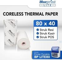 Gambar Kertas Thermal 80mm Kertas Resi Struk kasir POS & Resi BLUEPRINT Lite 80x40mm dari Lisensiantivirus undefined 2 Tokopedia