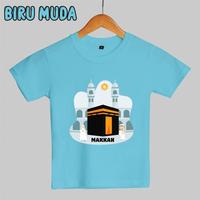 Gambar Baju Kaos Anak Muslim Islam Makkah Madinah Usia 2 3 4 5 6 7 8 9 10 - Polos Merah, 2-3 Tahun/S dari Kids Twin undefined 2 Tokopedia