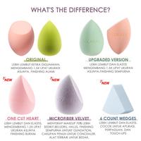 Gambar FOCALLURE FA136 MATCHMAX SPONGE SOFT SPONS MAKEUP SPONGE MAKEUP TOOLS BEAUTY SOFT SPONS FOR FOUNDATION POWDER SPONS BEAUTY TOOLS MAKEUP AKSESORIS - 6 COUNT WEDGES dari MIZU-SHOP undefined 4 Tokopedia