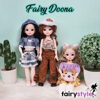 Gambar Boneka Fairy Doona BJD Ukuran 1/6 (30cm) Full Set - FairyStyle - FD-08 dari Fairy Style Doll undefined 4 Tokopedia