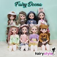 Gambar Boneka Fairy Doona BJD Ukuran 1/6 (30cm) Full Set - FairyStyle - FD-08 dari Fairy Style Doll undefined 1 Tokopedia