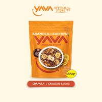Gambar YAVA Granola Chocolate Vanilla & Chocolate Banana 200g - choco banana dari Akusara Natura undefined 1 Tokopedia