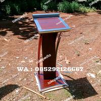 Gambar Podium Pidato Minimalis Stainless RSU PKU Muhammadiyah Mojoagung Mewah dari Made in Jepara undefined 5 Tokopedia