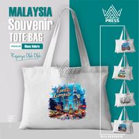 Gambar Souvenir Tas, Totebag oleh - oleh khas Malaysia, Kuala Lumpur - GAMBAR 1 dari rajapress13 undefined 5 Tokopedia