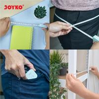 Gambar metlin meteran jahit kain baju alat ukur badan joyko 1.5m pocket ruler 150 cm prtt-280 dari Annur Jaya Garment undefined 3 Tokopedia