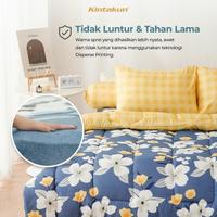 Gambar Kintakun DLUXE Sprei satu set Rumbai Tinggi 25cm 160 / 180 Aesthetic Multivarian Sarung Bantal Guling Kain Karet Murah [KAMAR RUMAHKU] - Adara, 180 x 200 dari Kamar Rumahku undefined 5 Tokopedia