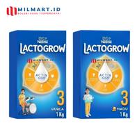 Gambar NESTLE LACTOGROW 3 VANILA/MADU 1 KG SUSU PERTUMBUHAN ANAK SUSU BUBUK KOTAK - Vanila dari milmart.id undefined 1 Tokopedia