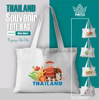Gambar Souvenir Tas, Totebag oleh - oleh khas Thailand, Bangkok - GAMBAR 7 dari rajapress13 undefined 4 Tokopedia