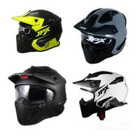 Gambar Helm Jpx Mx 726 r White Size L-XL-XXL - Hitam, L dari TB HELMET undefined 1 Tokopedia