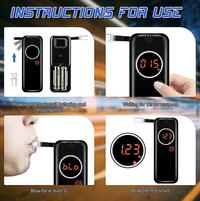 Gambar ALAT UKUR KADAR ALKOHOL TUBUH / ALKOHOL TESTER pengganti ALCOHAWK / ALCOHOL TESTER DIGITAL / DIGITAL BREATH TESTER  / DIGITAL BREATH ALCOHOL TESTER Breathalyzer pengganti ALCOHAWK dari DK Survey Shop undefined 4 Tokopedia