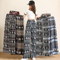 Gambar TMS CPG458 Celana Mihu Gajah Panjang Wanita Kulot Motif Batik Salur Bahan Rayon - hijau gajah kcl, XXL dari toko.miyeonstyle undefined 4 Tokopedia
