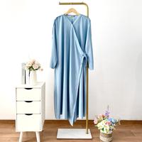 Gambar [BAJU INFUS & MELAHIRKAN ] Kimono Dress | Baju Hamil Menyusui | - Biru Pendek, XL dari Tasleemah undefined 4 Tokopedia