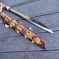 Gambar mandau khas dayak mandau souvenir khas suku dayak hiasan dinding 65 cm dari BORNEO STORE AF_NEW undefined 4 Tokopedia