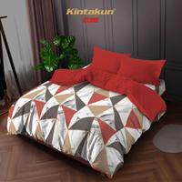 Gambar Bed Cover satu set 160 Queen Kintakun DLUXE Microfiber 30 cm Aesthetic Sarung Bantal Guling [KAMAR RUMAHKU] - Gista dari Kamar Rumahku undefined 1 Tokopedia