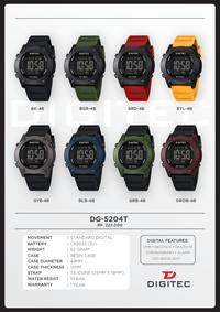 Gambar Jam Tangan Sport Digitec 5204 Digital Pria Sillicone Rubber Water Resistant Original Watch - Black dari Digitec Official Watch undefined 2 Tokopedia