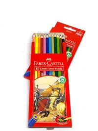 Gambar Pensil Warna Faber Castell 12 Warna Pendek Classic /12 Panjang/24/ 36 - 12W PENDEK dari Elang Mas Stationery undefined 3 Tokopedia