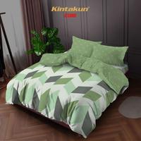 Gambar Bed Cover satu set 160 Queen Kintakun DLUXE Microfiber 30 cm Aesthetic Sarung Bantal Guling [KAMAR RUMAHKU] - Gista dari Kamar Rumahku undefined 3 Tokopedia