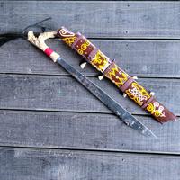 Gambar mandau khas dayak mandau souvenir khas suku dayak hiasan dinding 65 cm dari BORNEO STORE AF_NEW undefined 2 Tokopedia