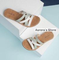 Gambar [NEW] Sandal Flat Slop Kokop Wanita Color Series Ukuran 37-42 Premium - Deep Red, 37 dari Aurora's Store ID undefined 3 Tokopedia
