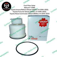 Gambar Sakura Fuel Filter Solar F-11140 Toyota Innova Reborn Diesel 2400cc tahun 2016-2022, Toyota Fortuner VRZ Diesel 2400cc tahun 2016-2022, Toyota Hilux Diesel tahun 2016 up, Toyota Hiace Commuter Diesel 2800cc tahun 2019 up dari Sumber Media Motor SMM undefined 2 Tokopedia