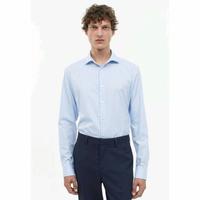 Gambar Kemeja Pria HM Stripe Blue - Kemeja Kerja Lengan Panjang Pria - M dari Quinn Romauli undefined 2 Tokopedia