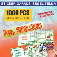 Gambar paket sticker segel telur 1000 pcs dari Cetak Sticker Makassar undefined 1 Tokopedia