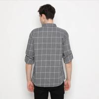 Gambar kemeja flanel pria lengan panjang motif kotak kotak terbaru - gambar 5, M dari RK Kenz Store undefined 3 Tokopedia
