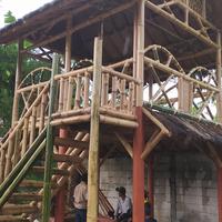 Gambar saung bambu 2lantai atap injuk ukuran 3x4 harga satuan 30.000.000 dari famili bambu bandung undefined 5 Tokopedia