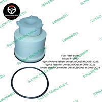 Gambar Sakura Fuel Filter Solar F-11140 Toyota Innova Reborn Diesel 2400cc tahun 2016-2022, Toyota Fortuner VRZ Diesel 2400cc tahun 2016-2022, Toyota Hilux Diesel tahun 2016 up, Toyota Hiace Commuter Diesel 2800cc tahun 2019 up dari Sumber Media Motor SMM undefined 3 Tokopedia