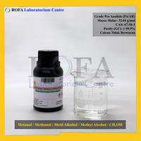 Gambar Metanol / Methanol / Metil Alkohol / CH3OH Pro Analisis Eceran 99,9% - Eceran 100 mL dari ROFA Laboratorium Centre undefined 2 Tokopedia