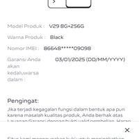 Gambar Vivo V29 5G 8/256 second original dari Ratta Cell undefined 4 Tokopedia