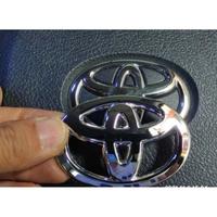 Gambar cover logo stir toyota emblem cover logo setir stir steer toyota sticker tempelan - Hitam dari Imperial Autopart undefined 2 Tokopedia