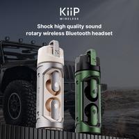 Gambar KIIP WIRELESS TWS BLUETOOTH TRUE WIRELESS EARPHONE MINI EARBUDS DTS15 - Hijau dari Akses Indotech undefined 5 Tokopedia