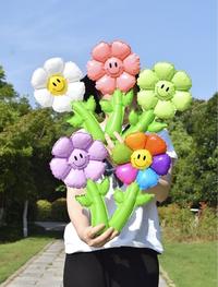 Gambar Balon Pentungan Bunga - Putih dari Toko Balon Makassar undefined 1 Tokopedia