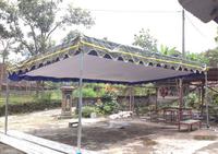 Gambar terpal tenda terop rumbai custom ukuran bahan D300 harga permeter - Putih dari AL OUTDOOR undefined 3 Tokopedia