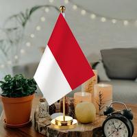 Gambar Bendera Meja Stand/Merah Putih Tiang Bendera Set/Tiang Bendera Meja - Emas dari Gula Jawa0601 undefined 5 Tokopedia
