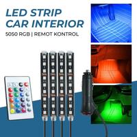Gambar Lampu Strip Interior Kolong Bawah Dashboard Dasbor Mobil Car LED Light 5050 RGB dengan Remot Kontrol dari Waroeng-DnD undefined 1 Tokopedia