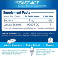 Gambar LACTAID Fast Act Lactase Enzyme Supplement  Vanilla- ORI - 32 dari Wellness.Support undefined 2 Tokopedia