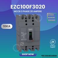 Gambar MCCB 3 Phase 20 Ampere 3p 20a Original SNI Schneider EasyPact EZC100F dari Sukses Mandiri Hokindo undefined 1 Tokopedia